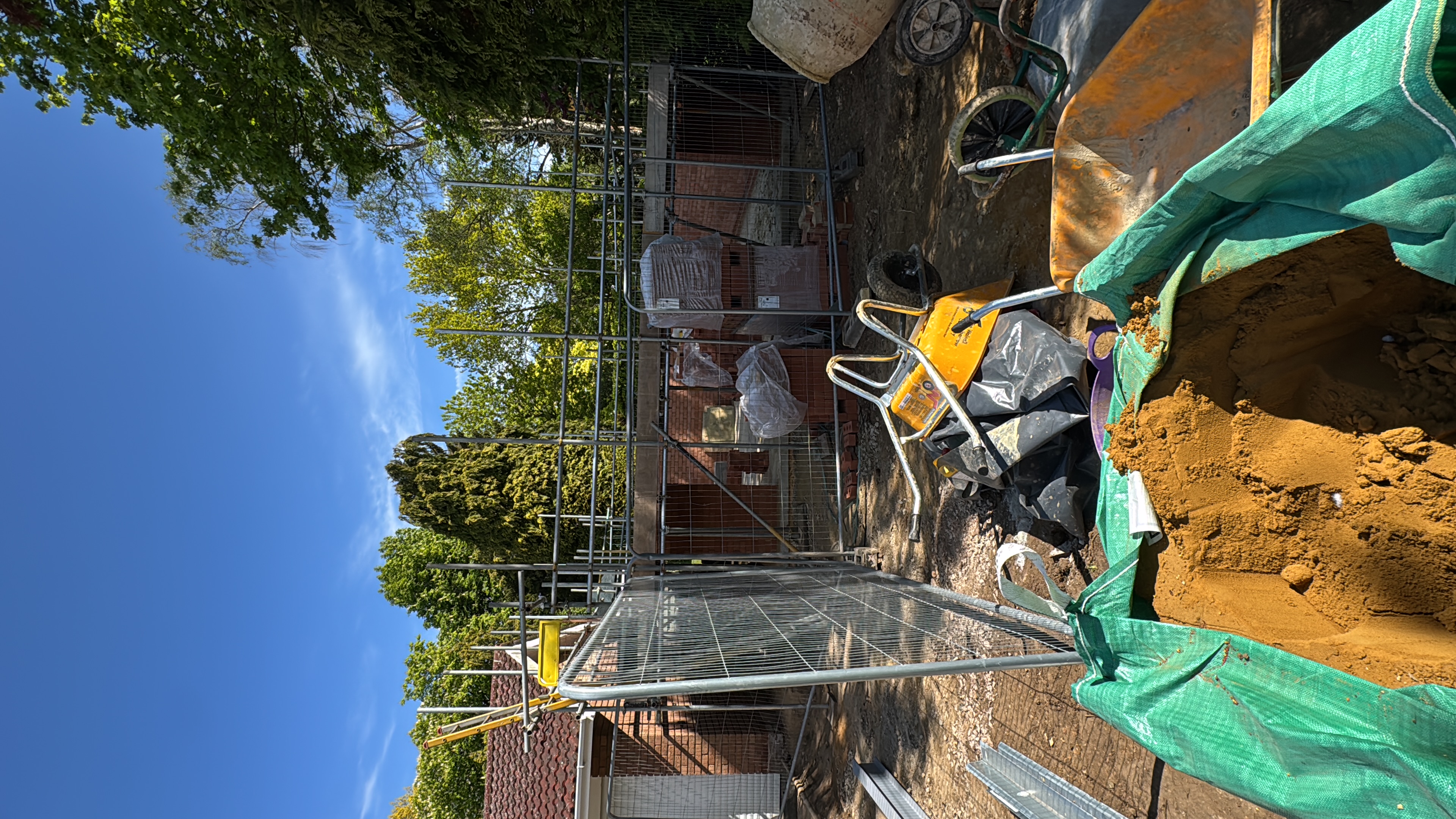 Domestic scaffolding project