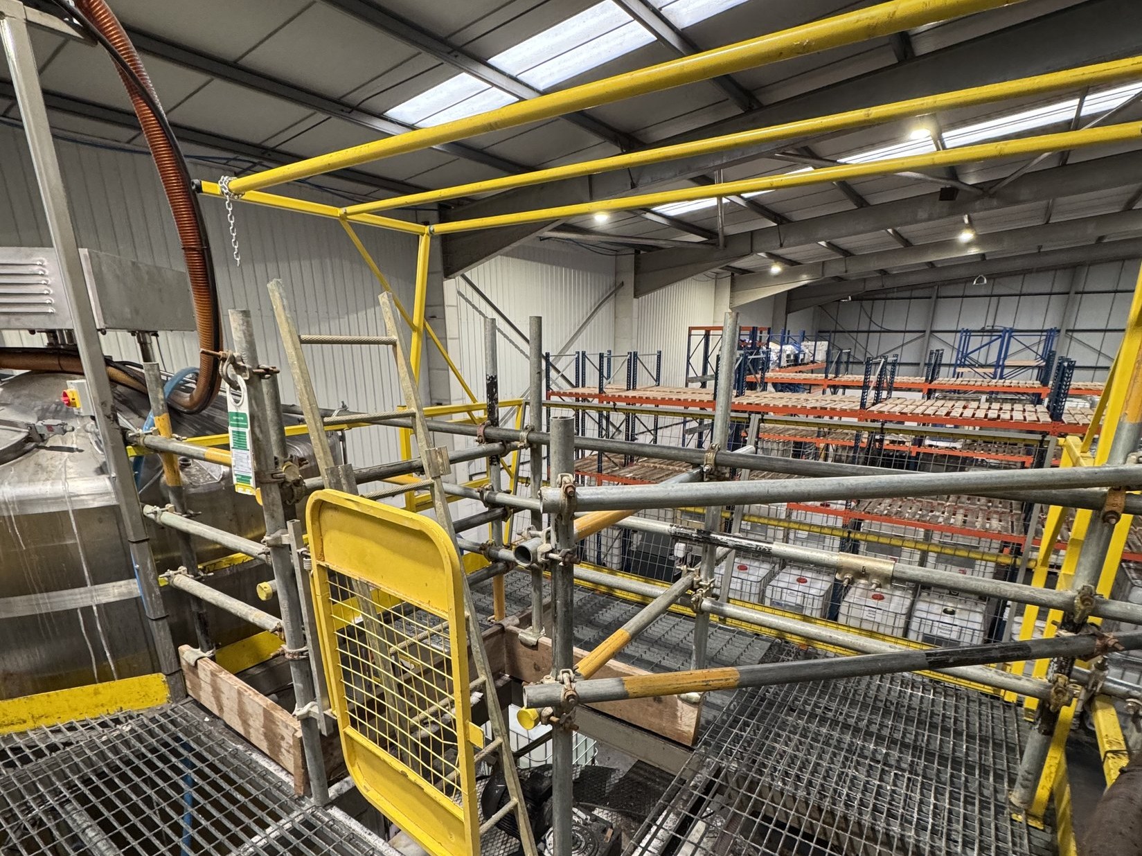 Industrial scaffolding